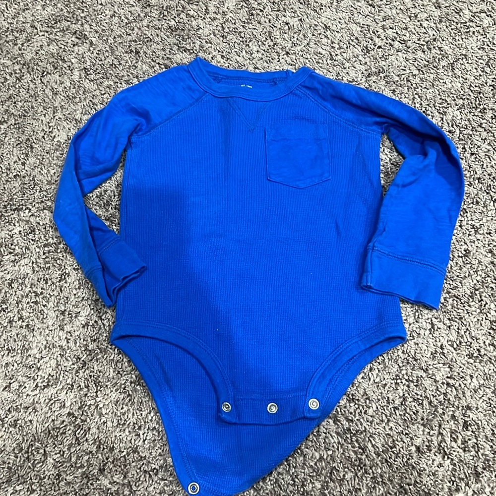 Blue Oshkosh onesie